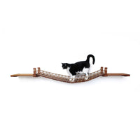Cat on a bridge with landings
