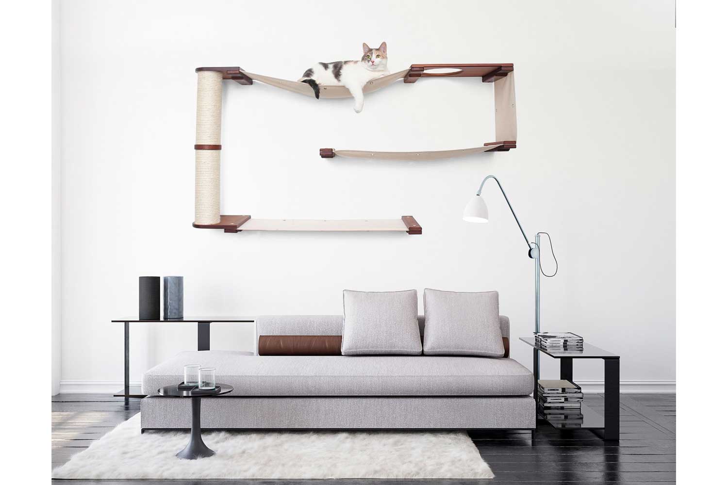 Deluxe Maze installed in neutral-toned living space.