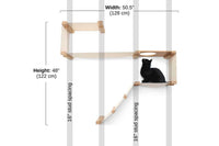 The Play Cat Condo measurements