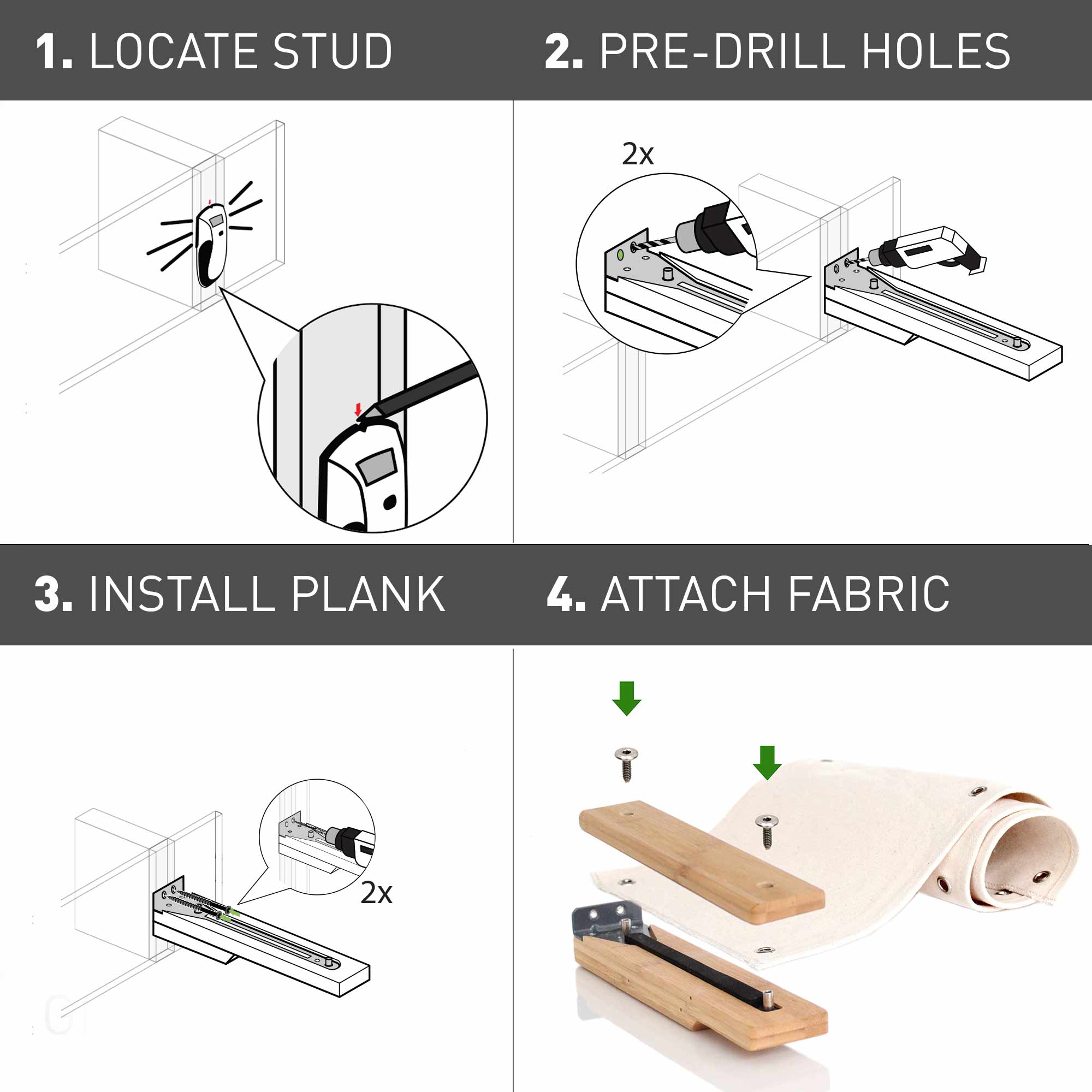 cat hammock installation preview