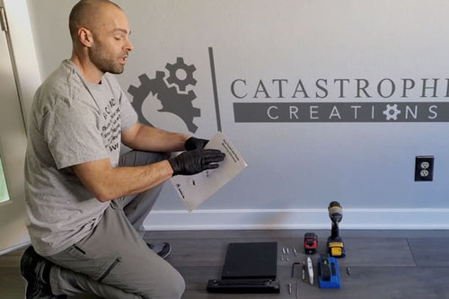 video about customizing a cat wall