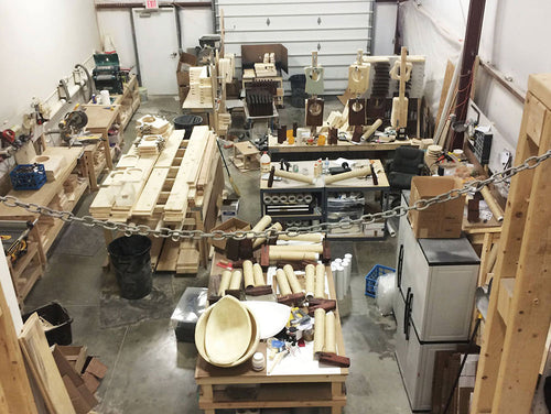 interior of the first larger cata workshop