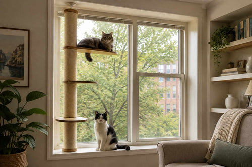Building an Adjustable Floor to Ceiling Cat Tree for Your Wall & Why It’s Important