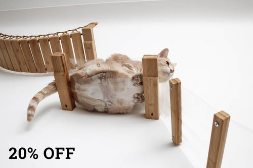 Invisible Lift - Cat Wall Ramp with Hammock Bed