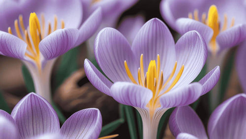Autumn Crocus Flowers