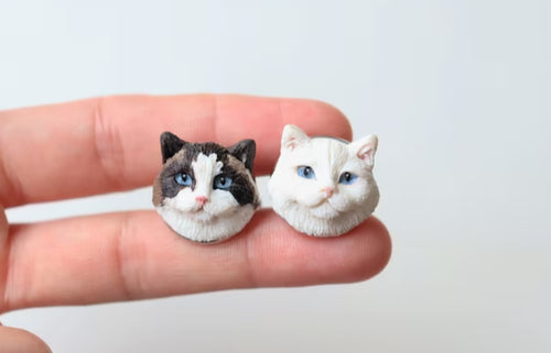 Cat cufflinks 