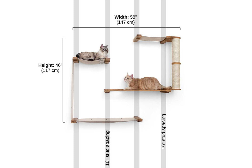 the Dakota Cat Condo measurements