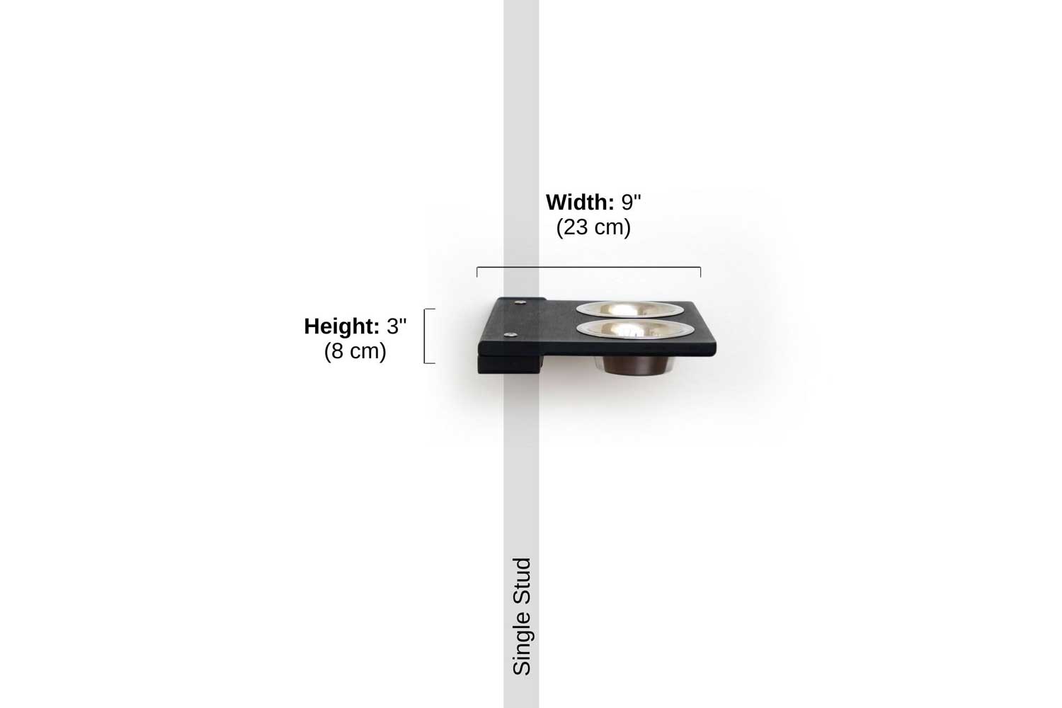 The Standalone Feeder measurement photo