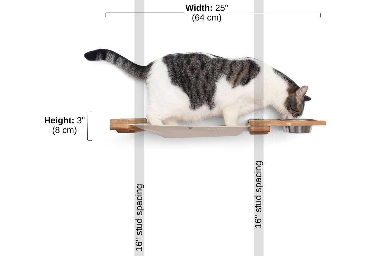 Elevated cat feeder dog proof clearance
