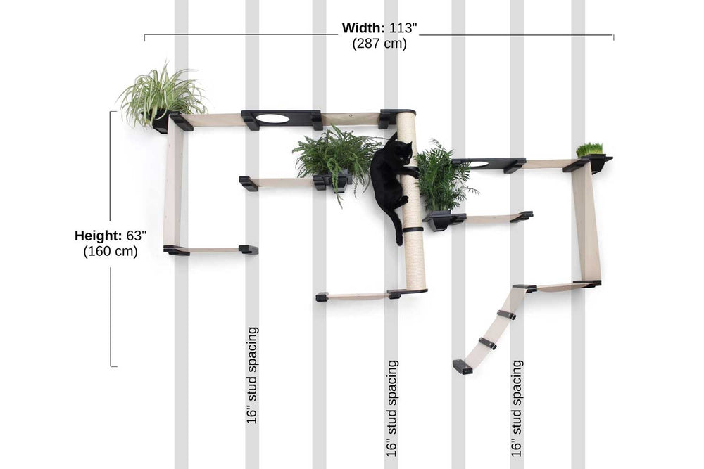 The Gardens Cat Condo measurements