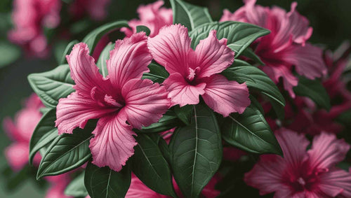 Pink Oleander Flowers 