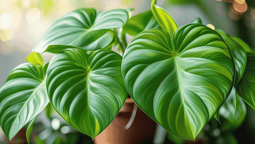 Philodendron plant in a pot 