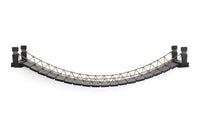 Onyx Bamboo 50" wall-mounted cat bridge with chew-resistant paracord roping