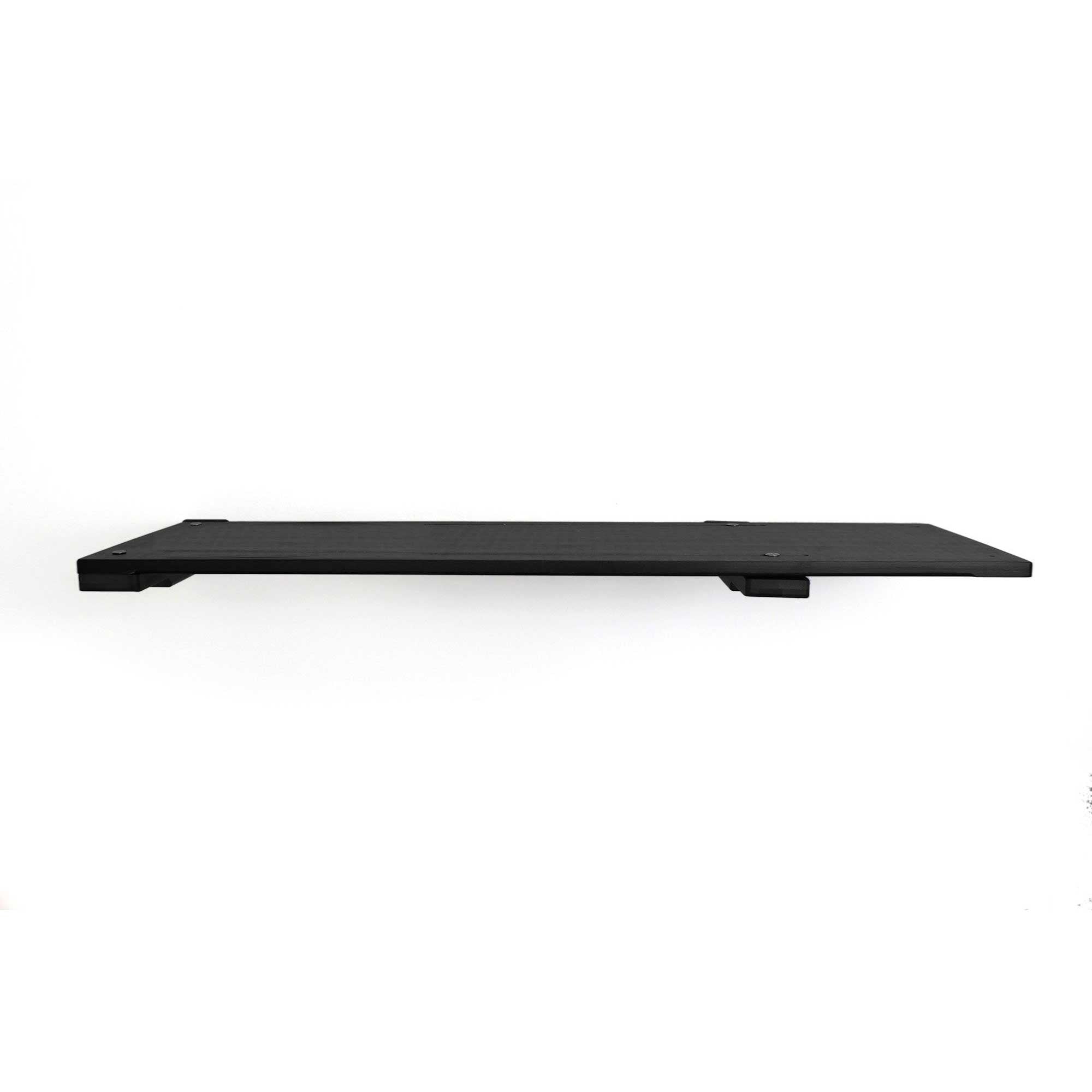 Updated slotted 34” wall cat shelf made of Onyx Bamboo