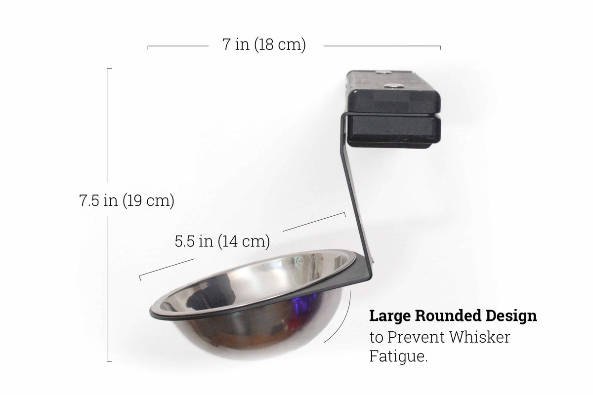 Elevated Cat Bowl (Tilted & Wide For Whisker Fatigue)
