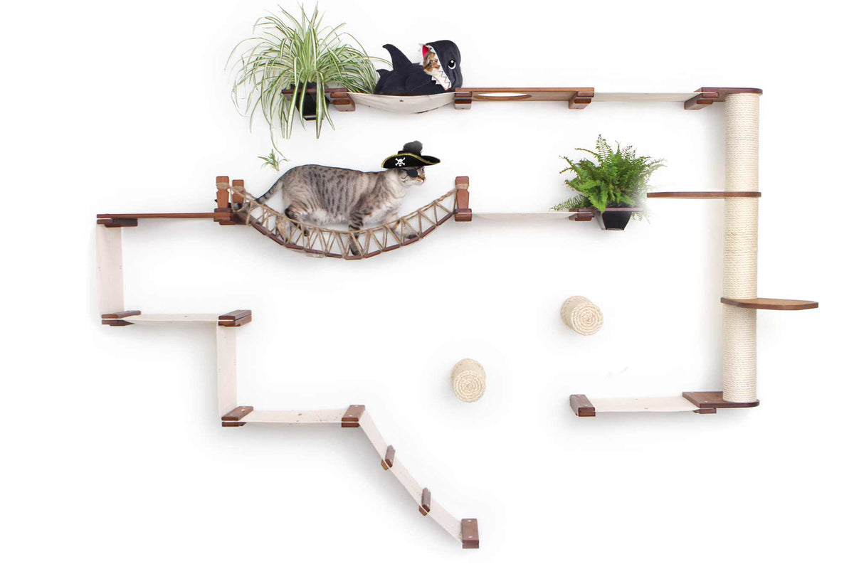 The Juggernaut Indoor Cat Playground for Wall