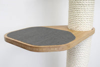 leaf shelf with gray cork