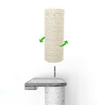 Diagram showing how to attach a Floating Post segment to your existing furniture