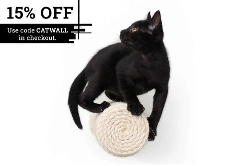 Cat Scratching Post - Floating Cat Steps (For Walls)
