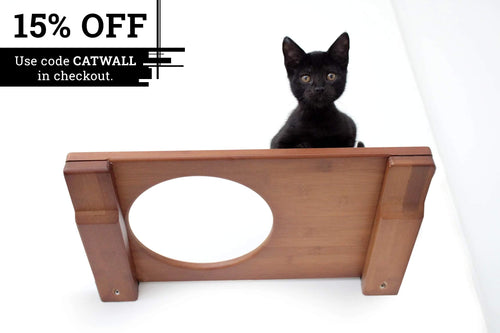 Wall-Mounted Cat Shelf