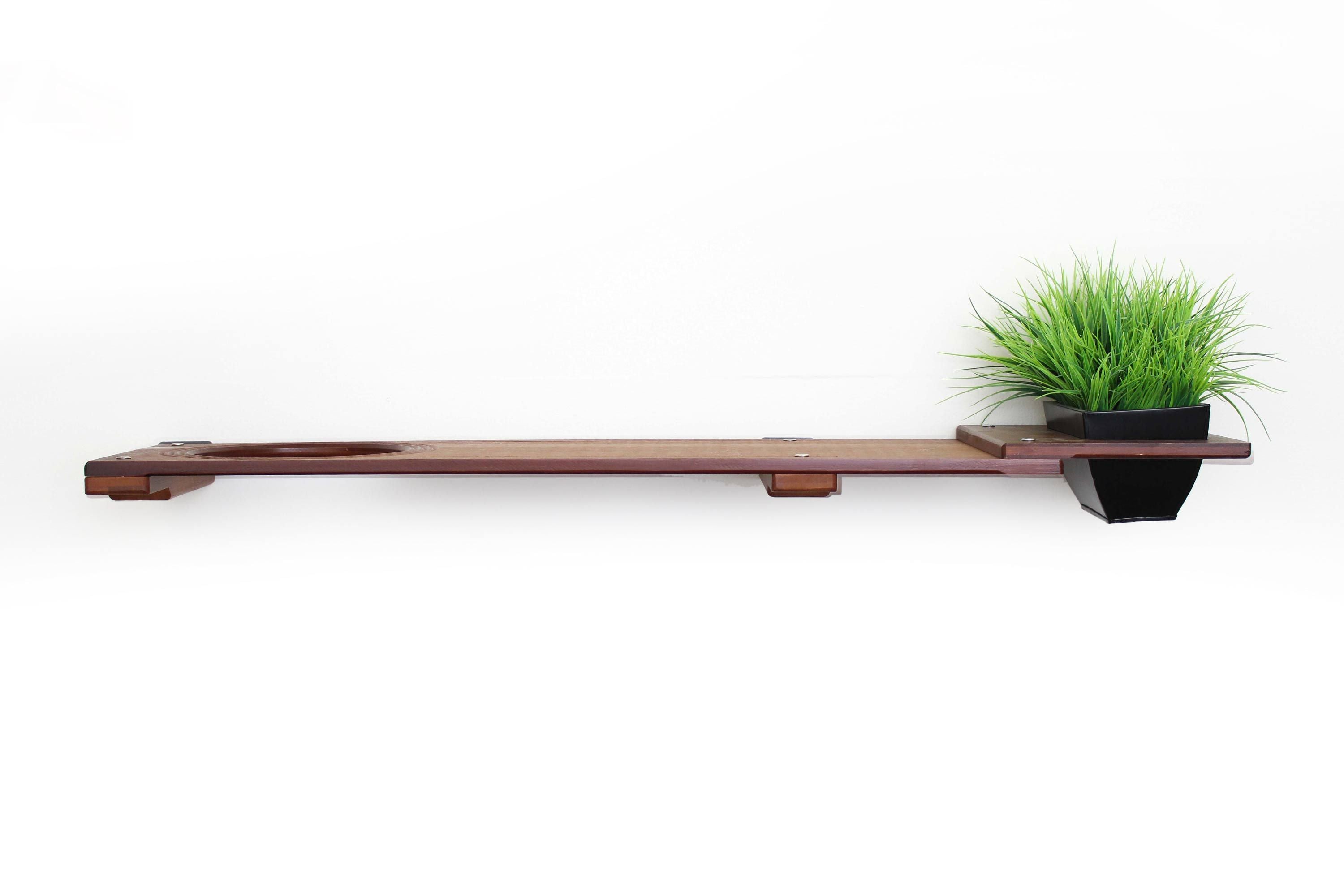 41 Inch Planter Escape Hatch in English bamboo