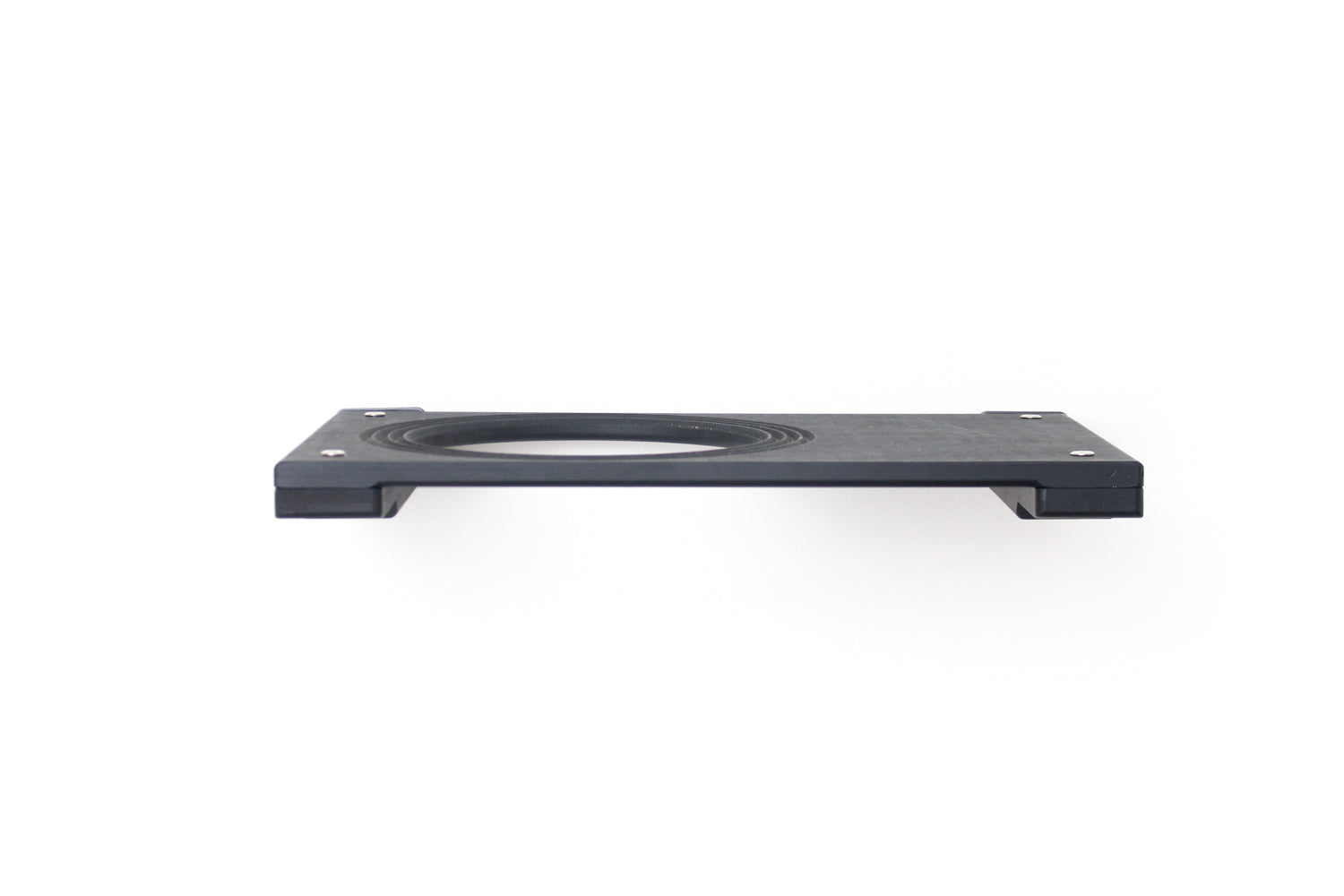 18" Onyx Bamboo wall cat shelf with Escape Hatch