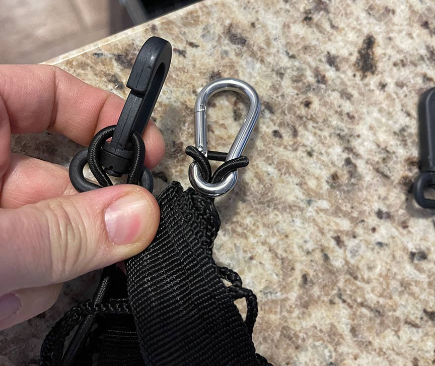 switching carabiners